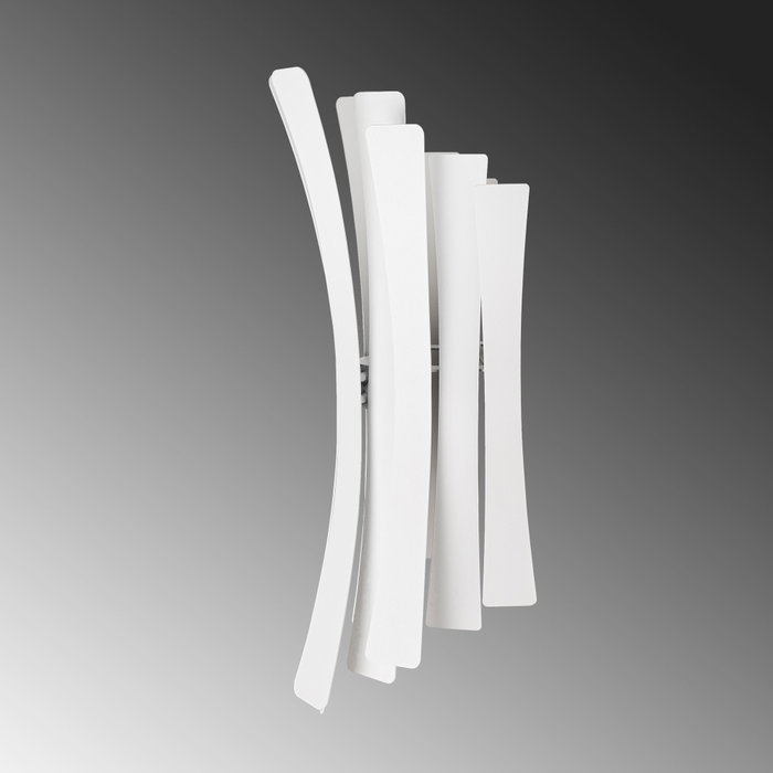Opviq Lámpara de Pared de Cuerpo Metálico Blanco